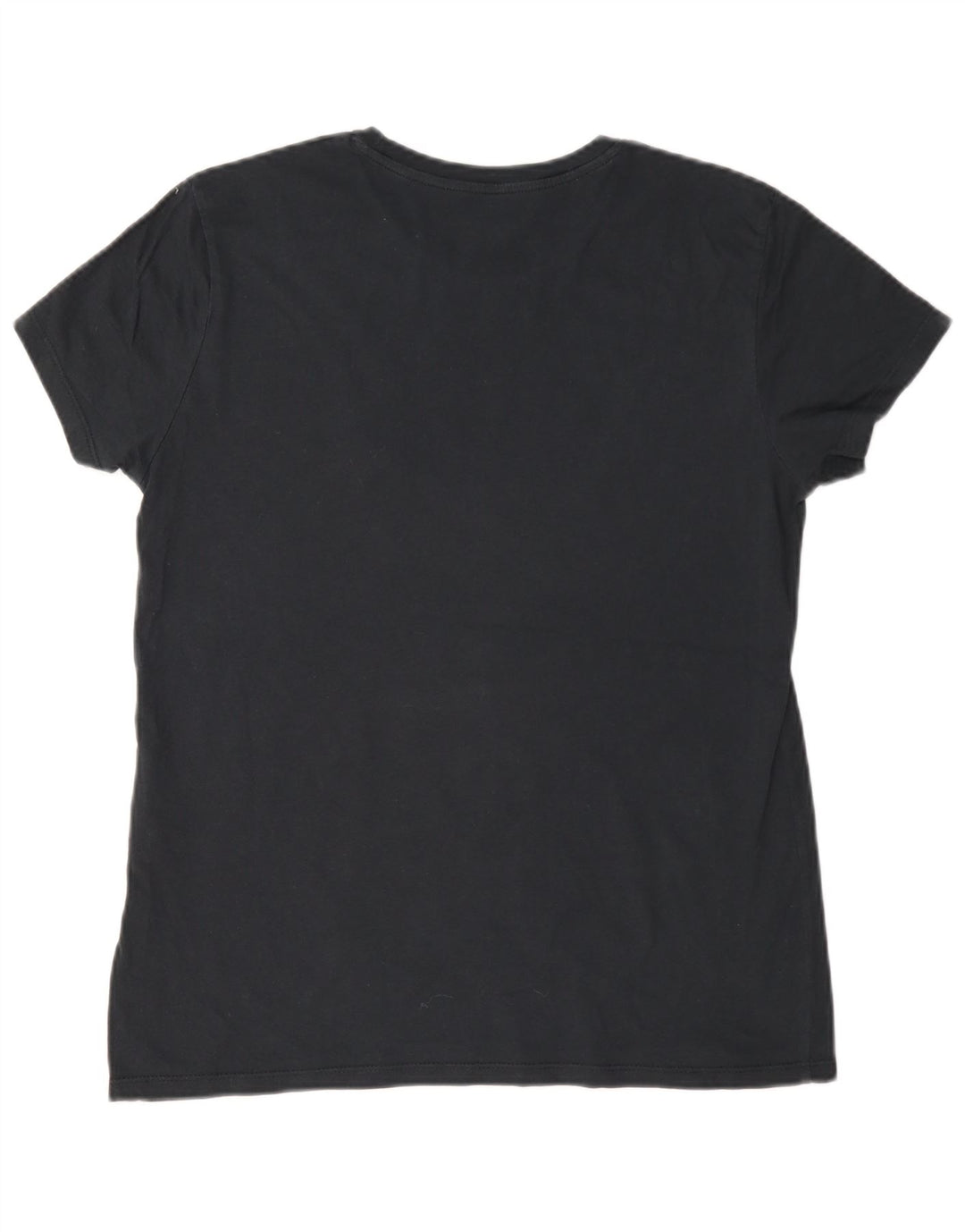 Levi's Dame Oversized grafisk T-shirt Top UK 10 Lille Sort