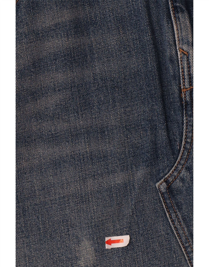 Zara Dame Denim Nederdel Lille W26 Blå Bomuld