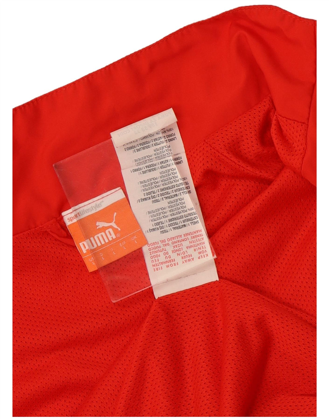 Puma Herre grafisk træningsdragt Topjakke Stor Rød Colourblock Sports