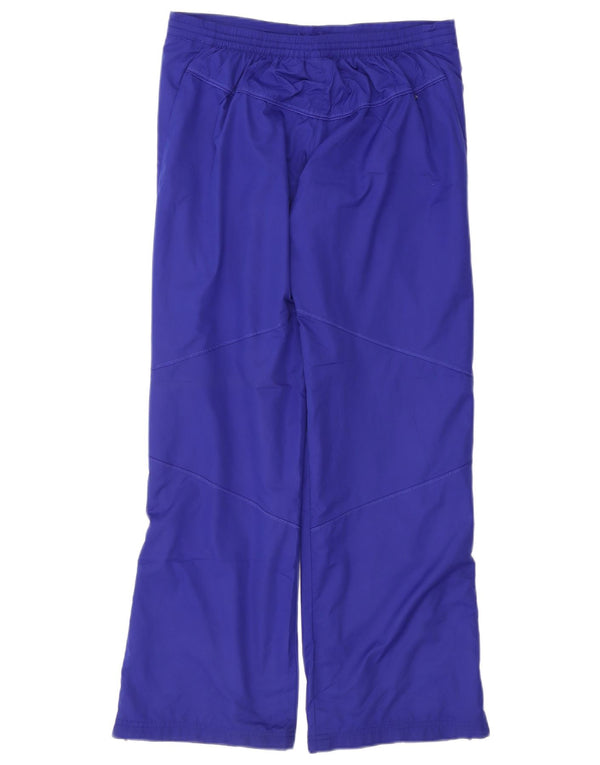 Nike træningsdragtsbukser til kvinder UK 8/10 Small Blue Polyester