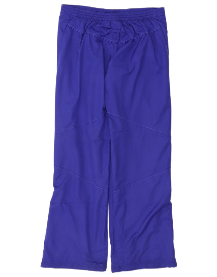 Nike træningsdragtsbukser til kvinder UK 8/10 Small Blue Polyester