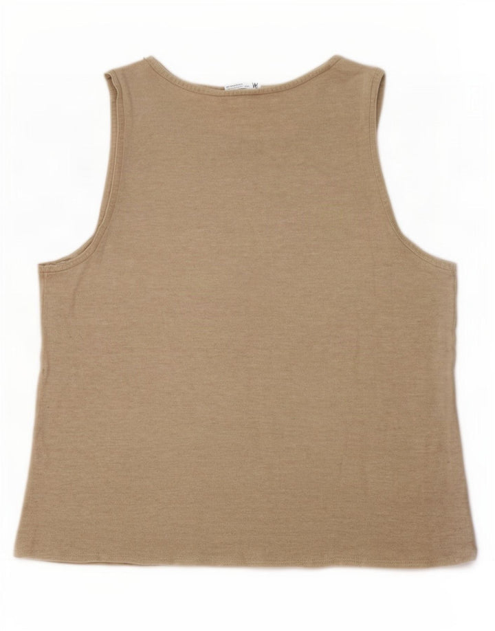 Zara Damevest Top UK 14 Medium Beige