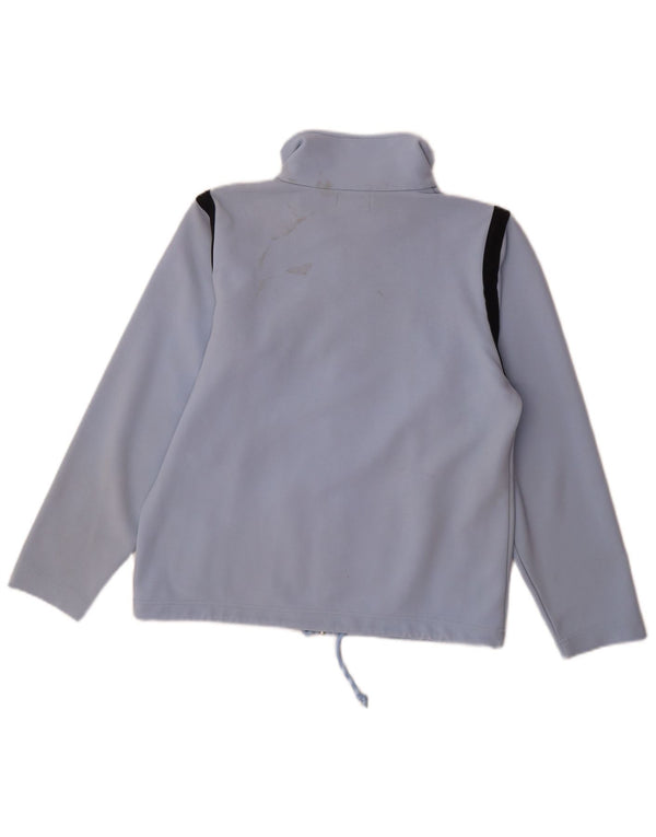 KAPPA træningsdragt topjakke til kvinder UK 14 Medium Blue Colourblock Polyester