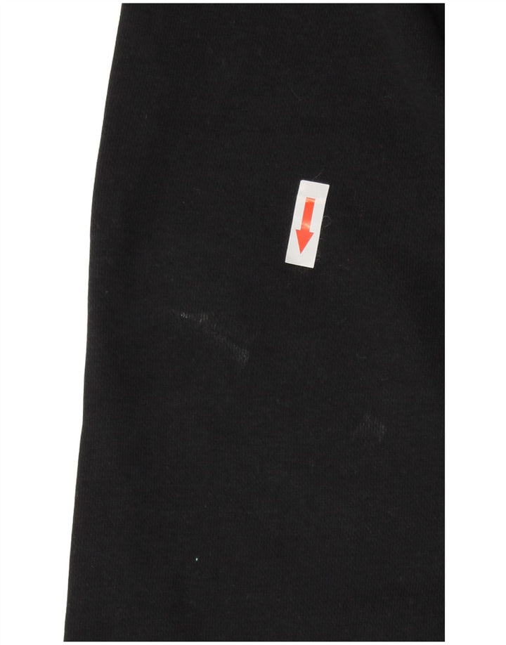 Nike Womens Oversized Crop Sweatshirt Jumper UK 12 Medium Black