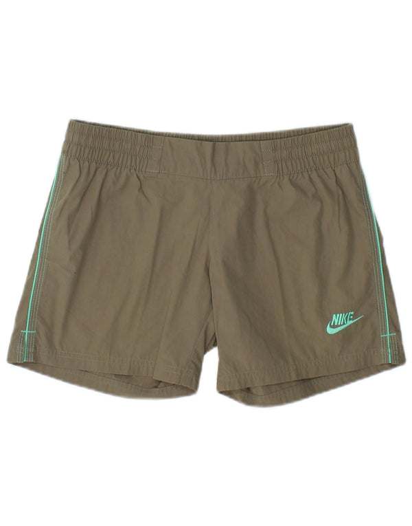 Nike Boys Casual Shorts 12-13 år Large W28 Khaki Polyester