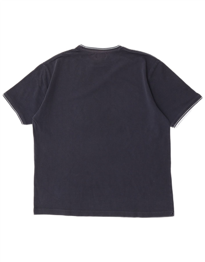 Kappa herre T-shirt top 2XL marineblå bomuld