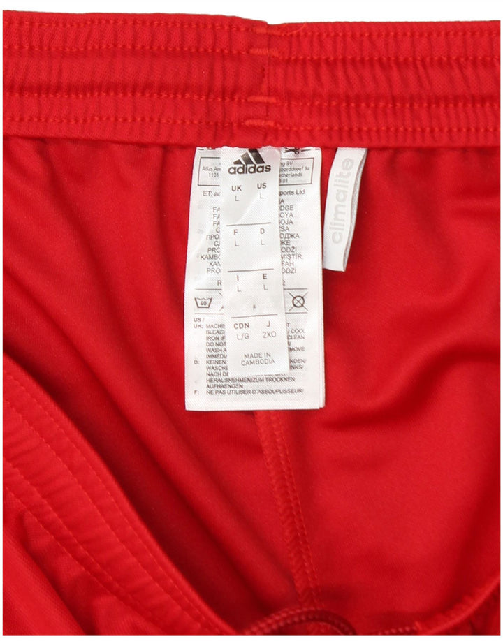 Adidas Herre Climalite Sportshorts Store Røde Polyester
