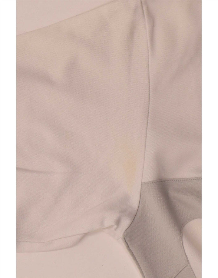 Fila Boys Polo Shirt 11-12 år Medium White Colourblock Polyester