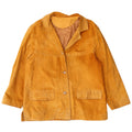 ROSSODISERA Womens Loose Fit Suede Jacket IT 44 Medium Brown Leather
