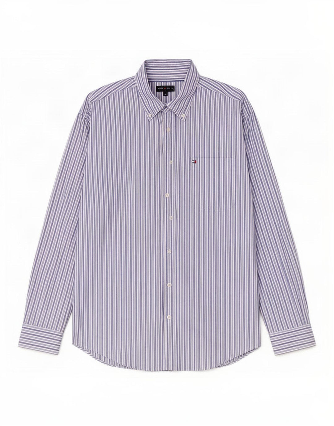 Tommy Hilfiger Herreskjorte Medium Blue Pinstripe