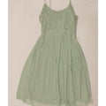 Reiss Womens Slip Dress UK 10 Small Green Polyester
