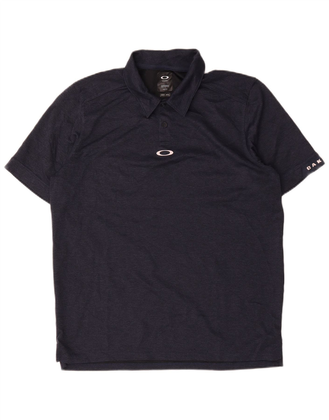 Oakley Herre Regular Fit Polo Shirt Large Navy Blue