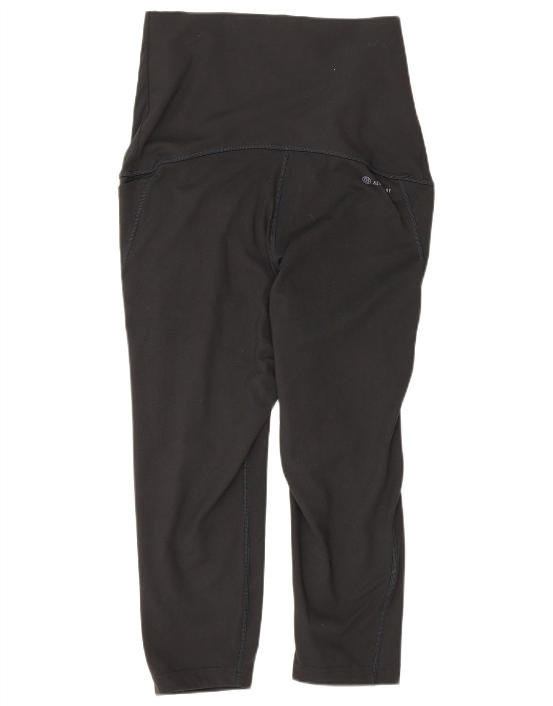 Adidas Capri Leggings til kvinder, DK 12/14 medium sort polyester