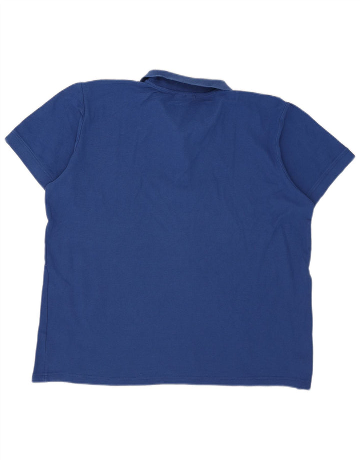 Kappa herre poloshirt XL blå bomuld
