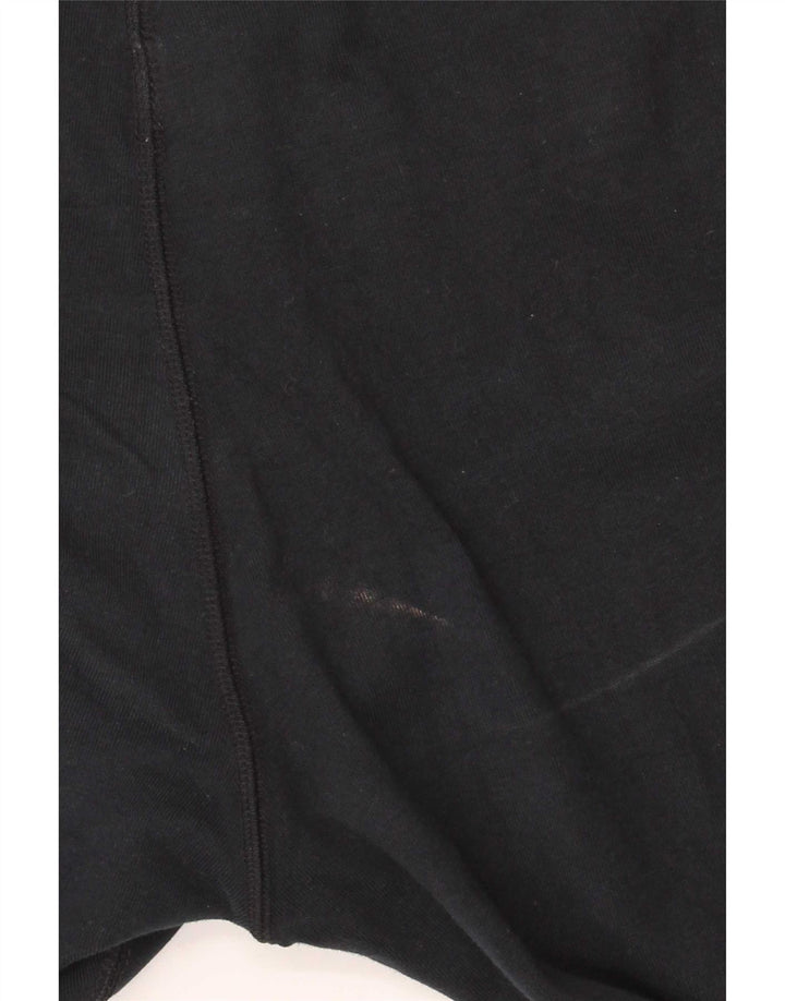 Nike Dame Leggings UK 10 Small Black Colourblock Bomuld