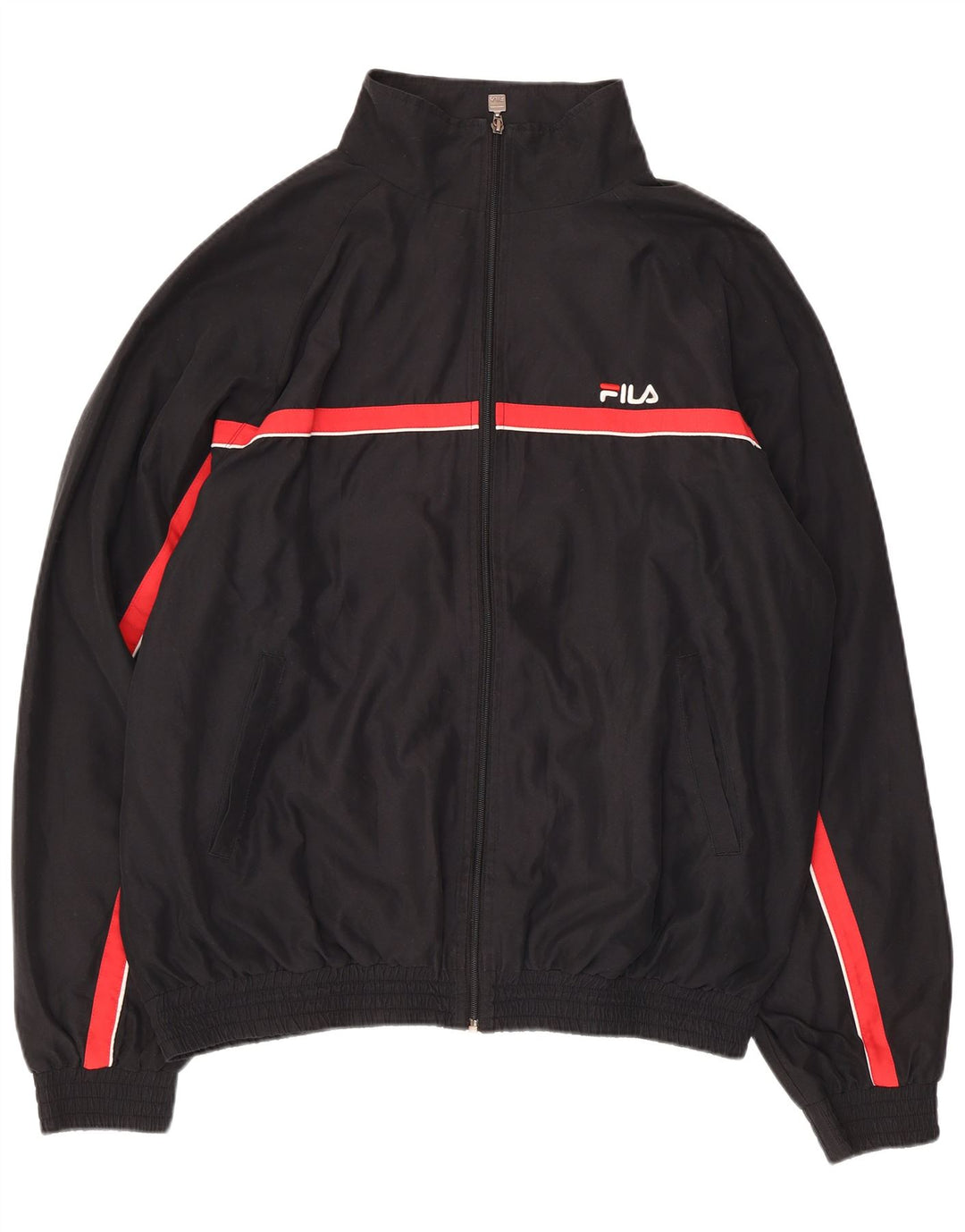 Fila Træningsdragt til mænd Topjakke XL Sort Polyester