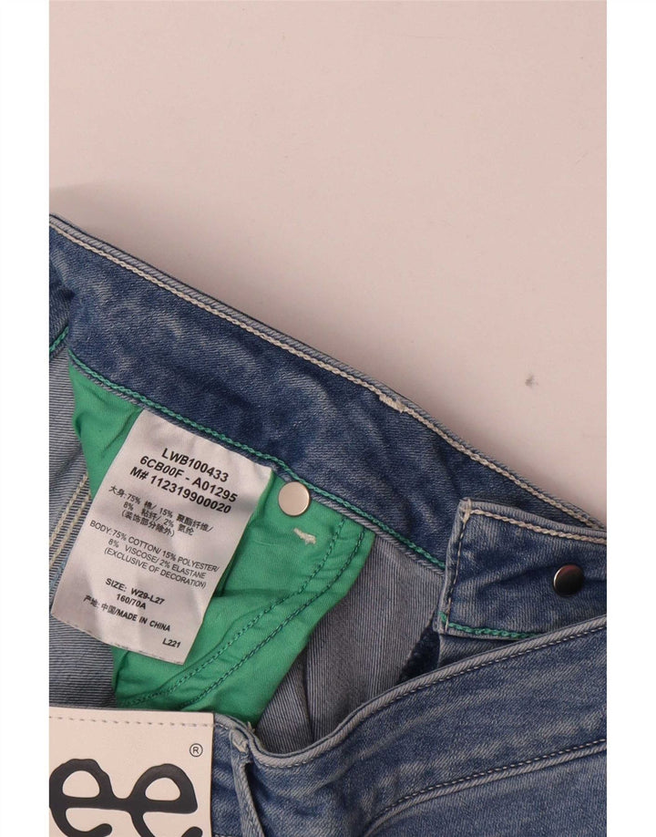 Lee Dame Slim Jeans W29 L27 Blå Bomuld