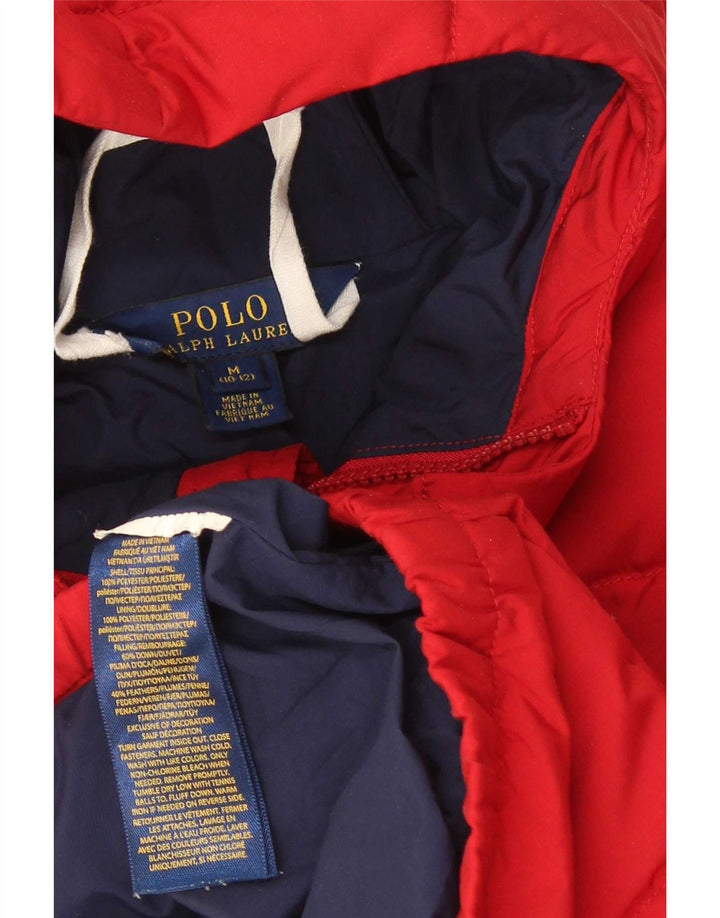 Polo Ralph Lauren drenge hættejakke polstret 10-11 år Medium rød