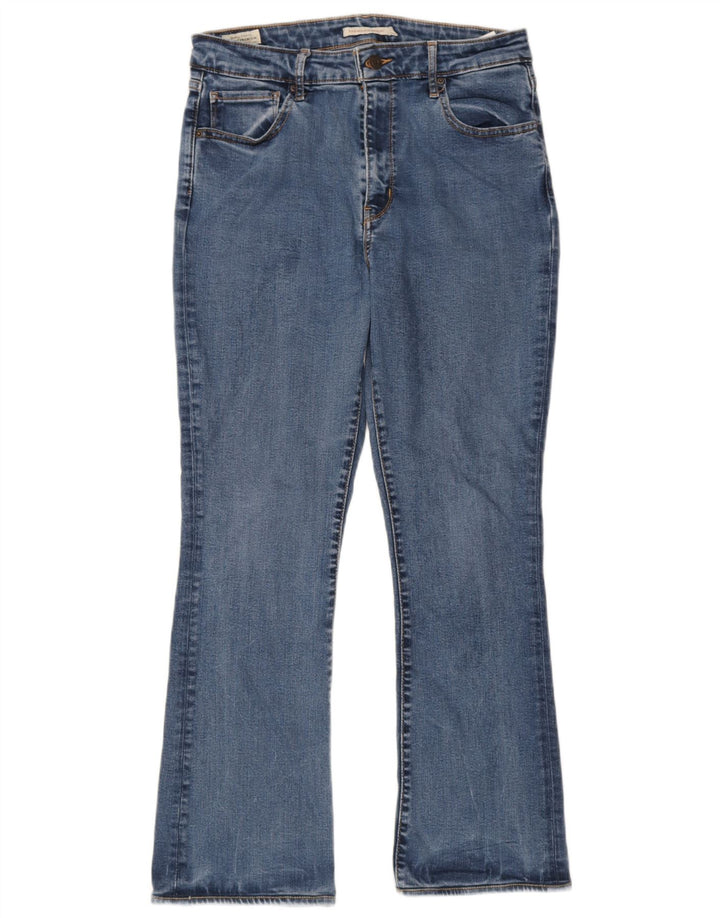 Levi's Womens 725 High Rise Bootcut Jeans W32 L32 Blue Lyocell