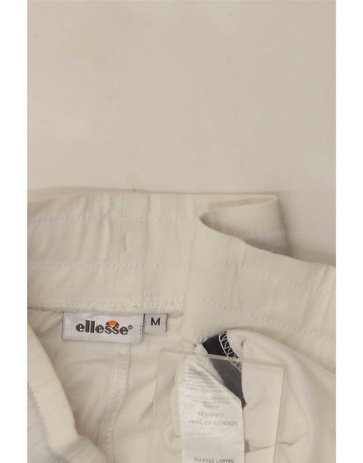 Ellesse Herre grafiske sportsshorts Medium White Colourblock Bomuld