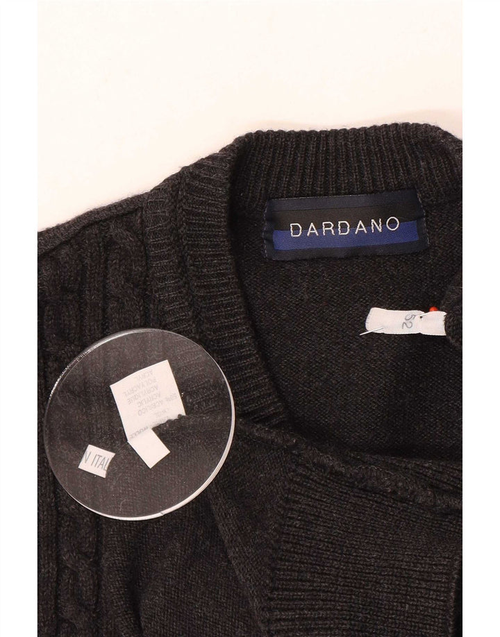 Dardano Herrevest Tank Top IT 52 Stor Grå Akryl
