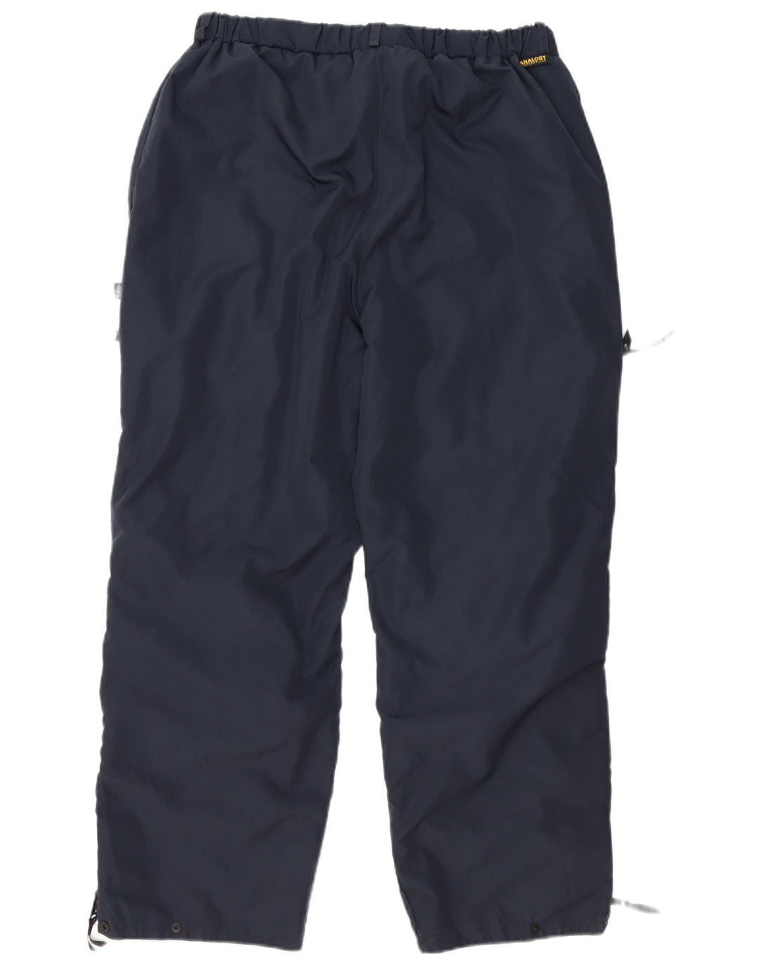 Vintage træningsdragt bukser til mænd XL marineblå polyester