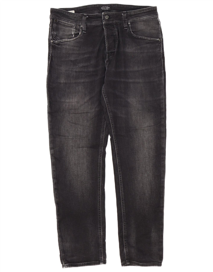 Jack & Jones Herre Mike Straight Jeans W34 L32 Grå Bomuld