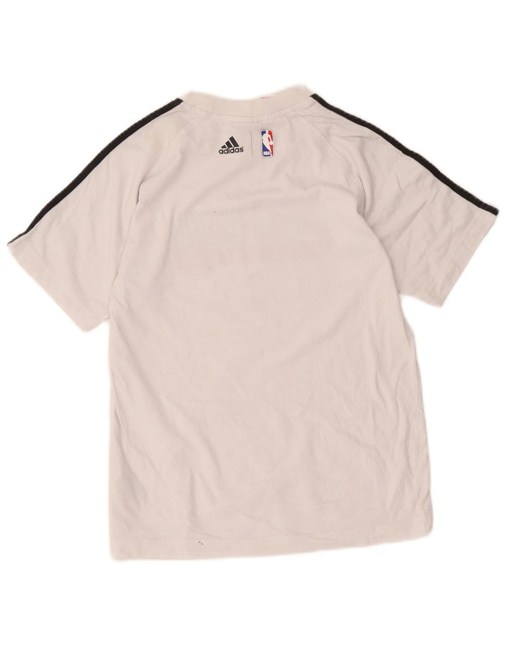 Adidas drenge grafisk t-shirt top 13-14 år hvid