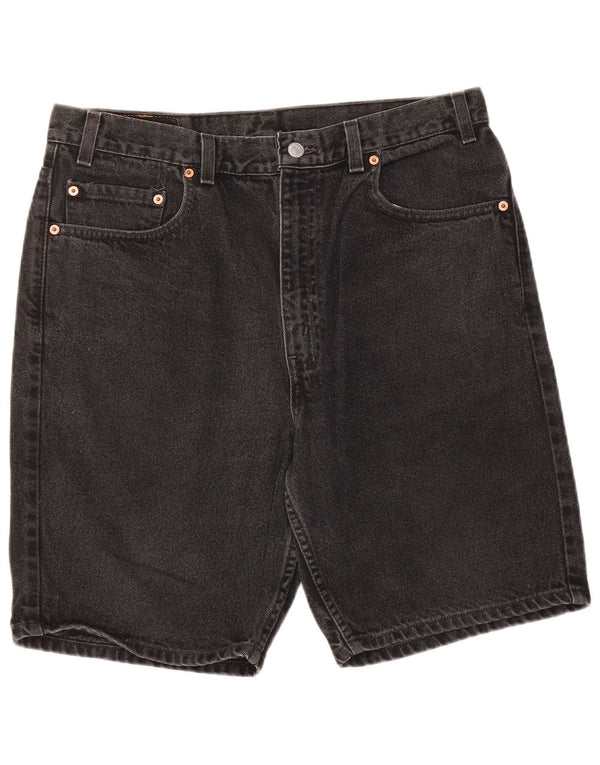 Levi's Herre 505 Regular Fit denimshorts W36 Large Black Bomuld