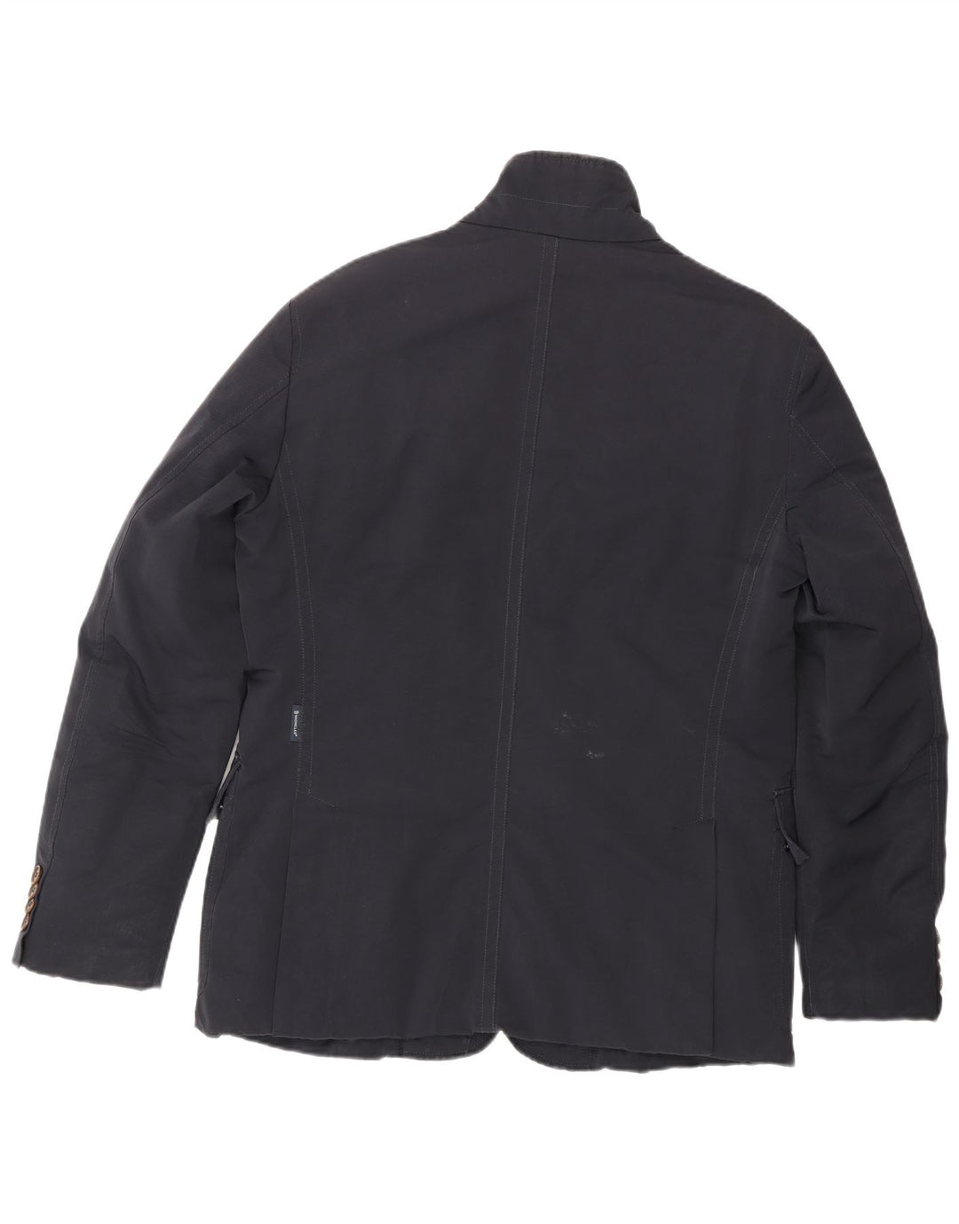 Moncler Herre polstret jakke Størrelse 4 XL Navy Blue Polyester
