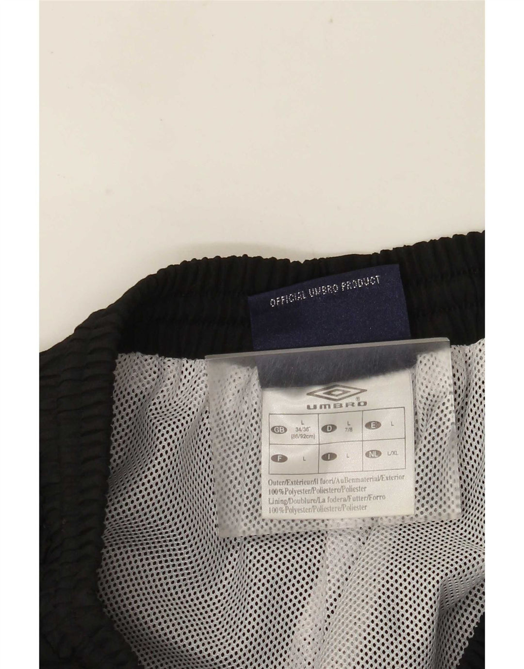 Umbro Herre træningsdragt Bukser Joggers Large Sort Polyester