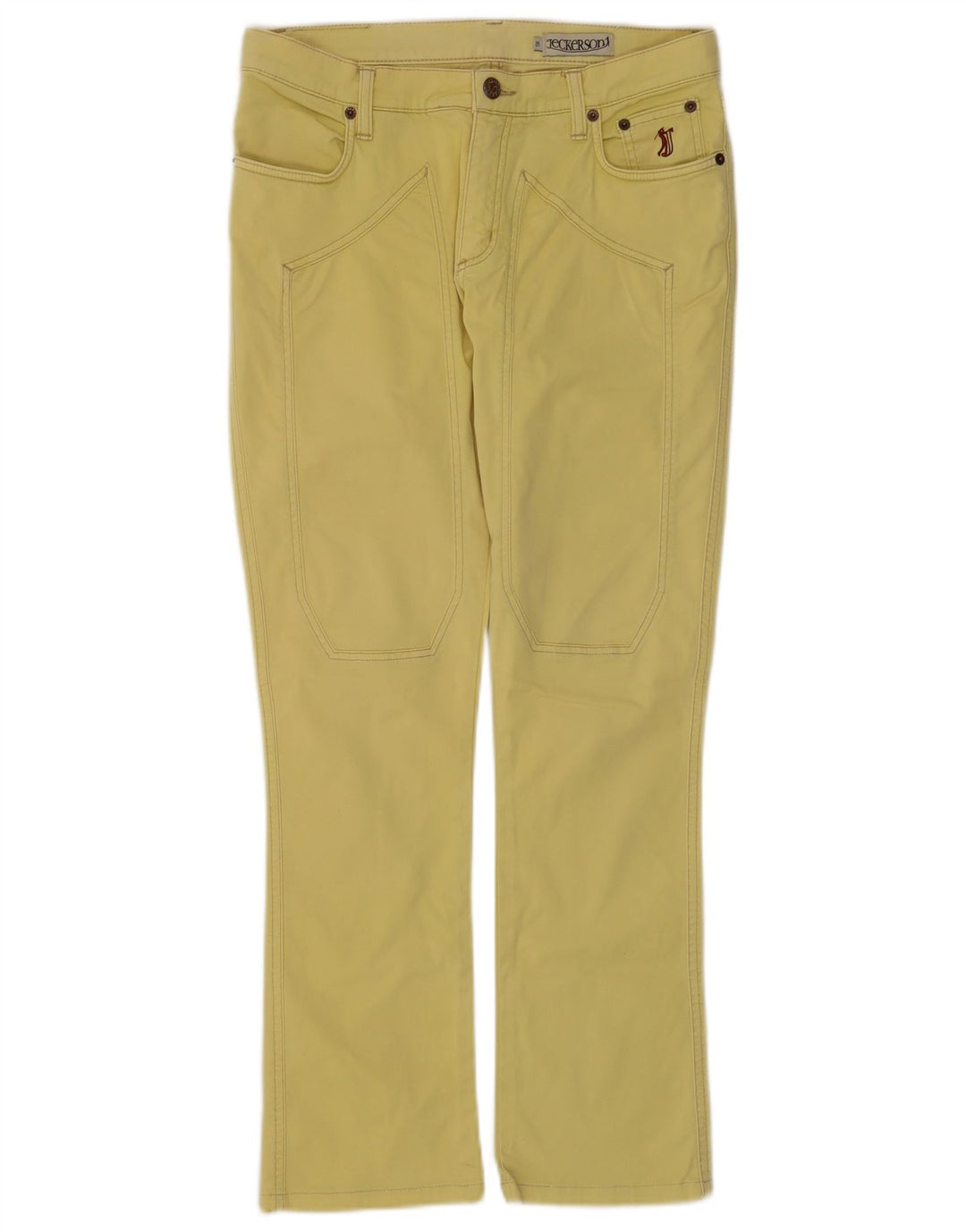 Jeckerson Dame Bootcut Jeans W29 L28 Gul Bomuld