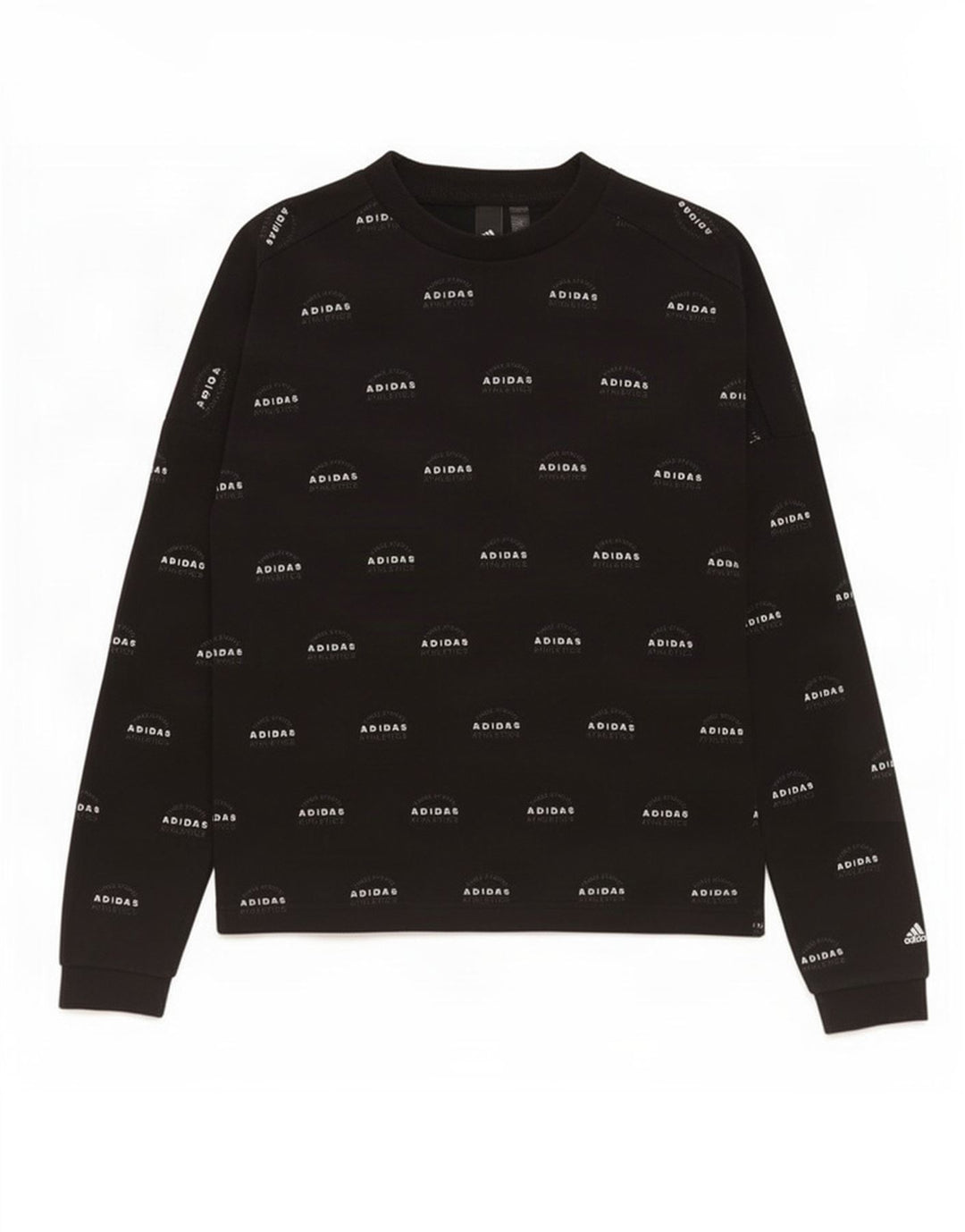Adidas grafisk sweatshirt til mænd, lille sort bomuld