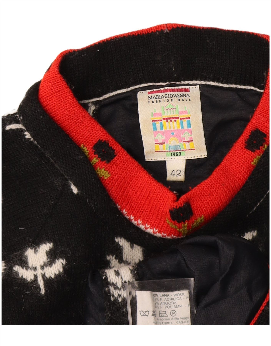 Maria Giovanna Dame Turtle Neck Sweater IT 42 Medium Sort