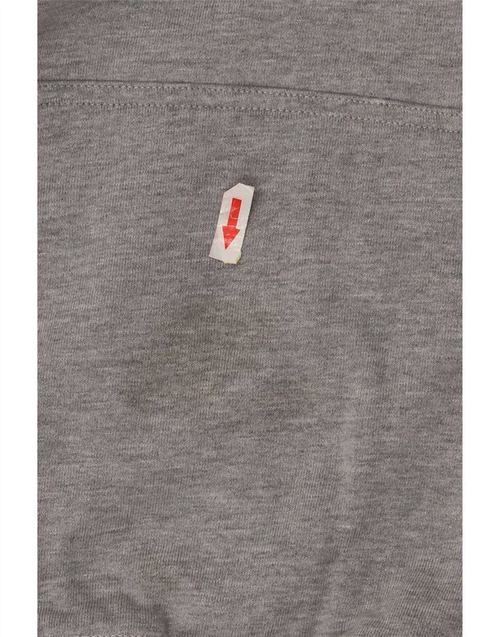 New Balance Grafisk hættetrøje til mænd, lille grå polyester