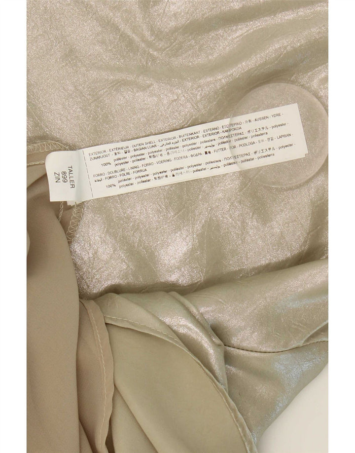Zara Dame Grimekjole UK 6 XS Sølv Polyester