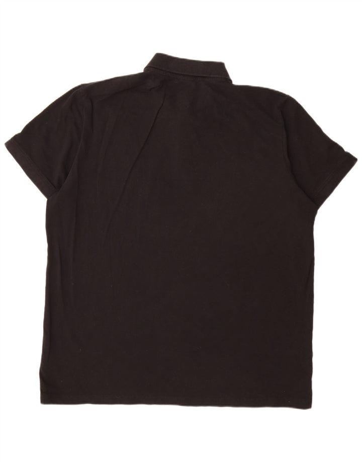 Kappa herre poloshirt 2XL sort bomuld