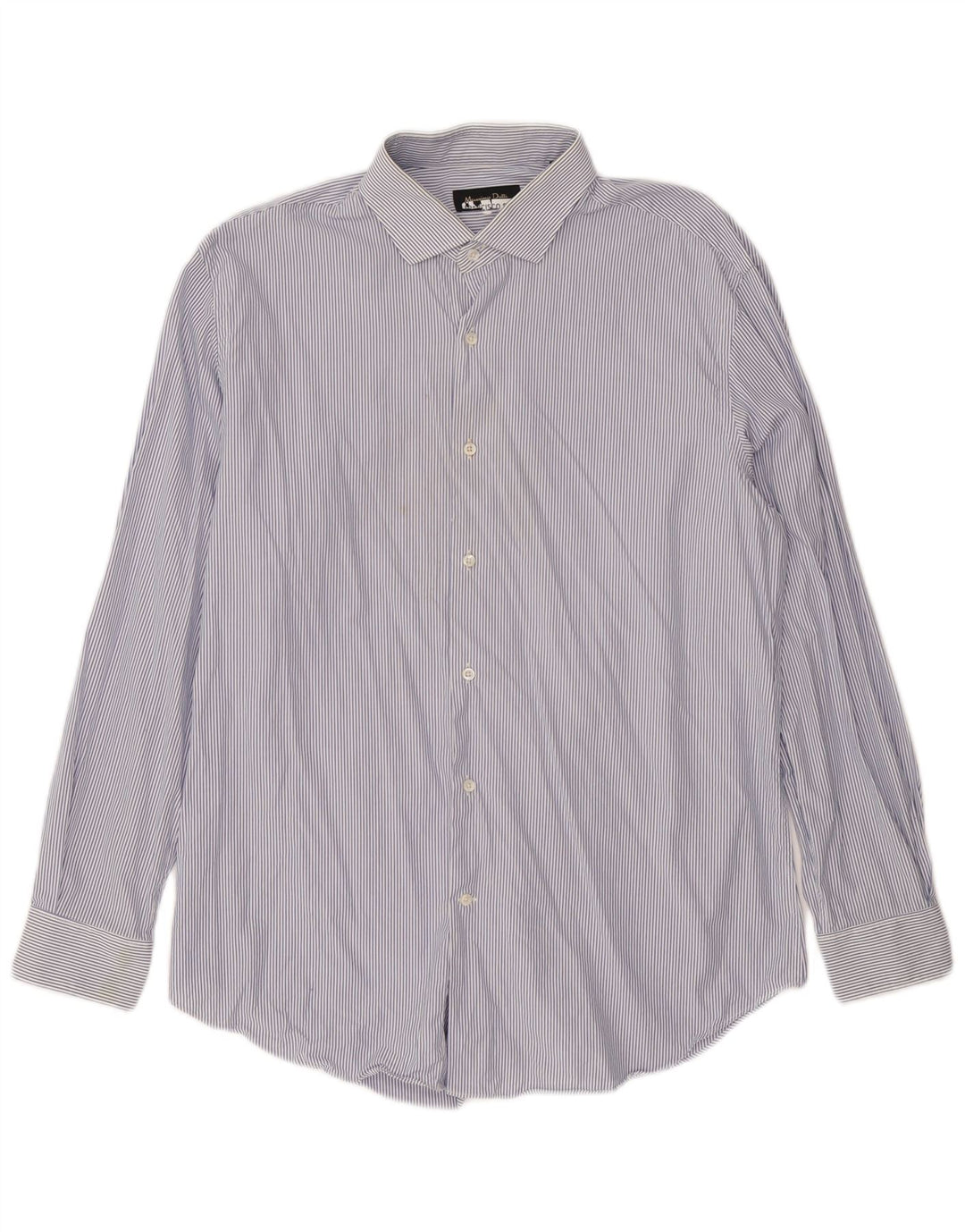 Massimo Dutti Herreskjorte Str. 44 17 1/2 XL Blå Nålestribe