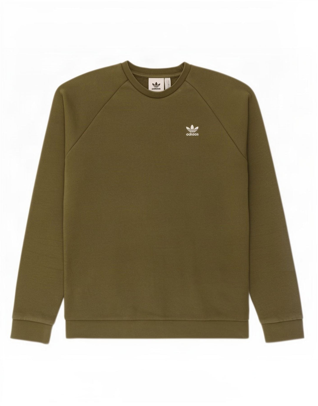 Adidas Sweatshirt Jumper Medium Khaki Bomuld til mænd