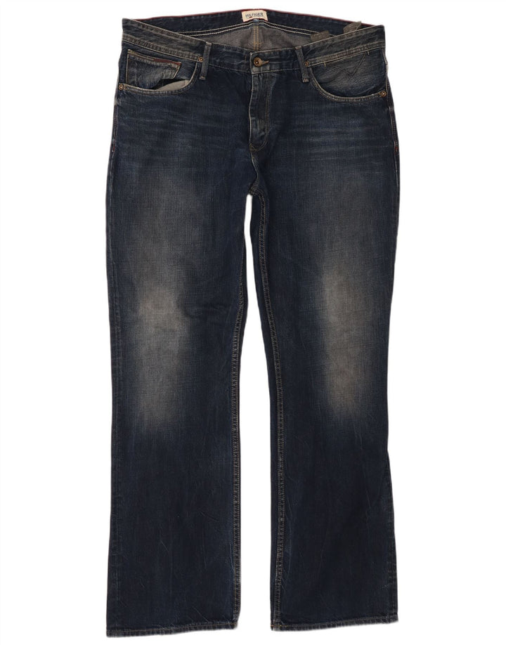 Tommy Hilfiger Herre Bootcut Jeans W38 L34 Marineblå Bomuld