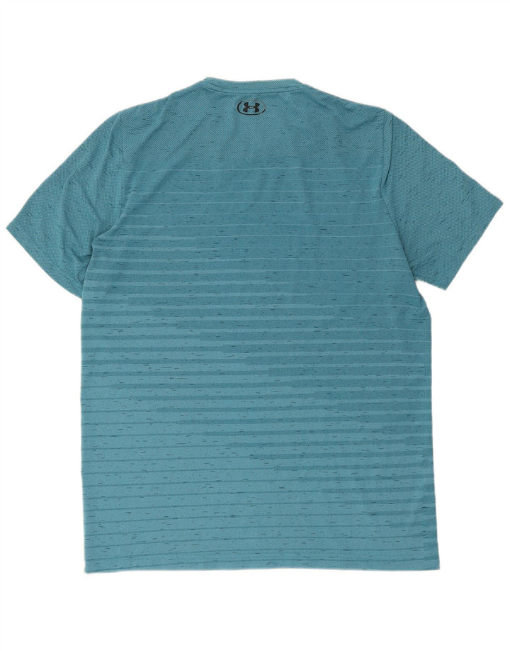 UNDER ARMOUR Herre T-Shirt Top Stor Blå Flecked