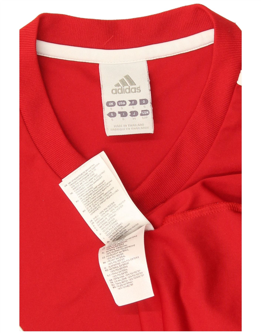 Adidas Herre Climalite T-Shirt Top Lille Rød Polyester
