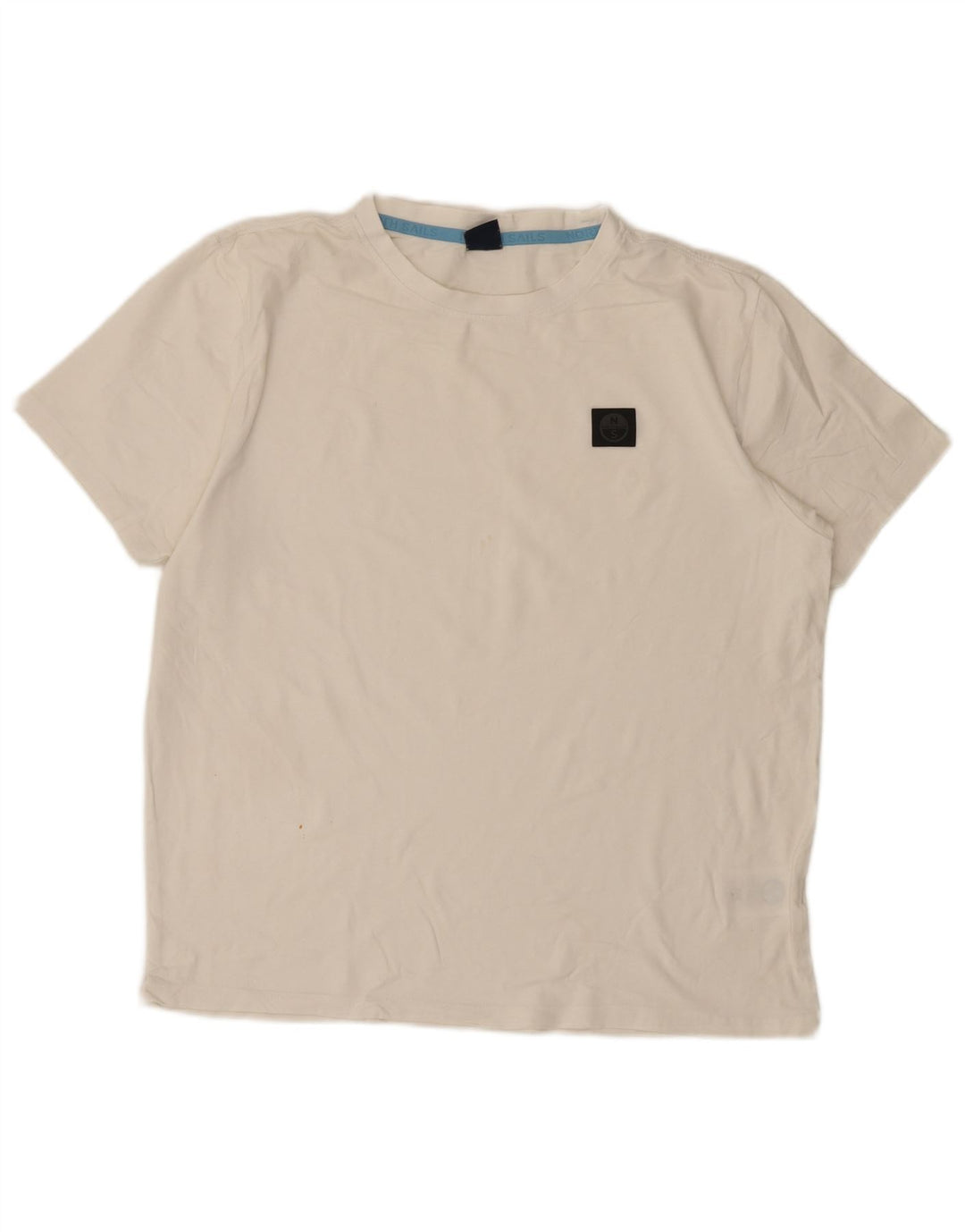 North Sails Herre T-Shirt Top Stor Hvid Bomuld
