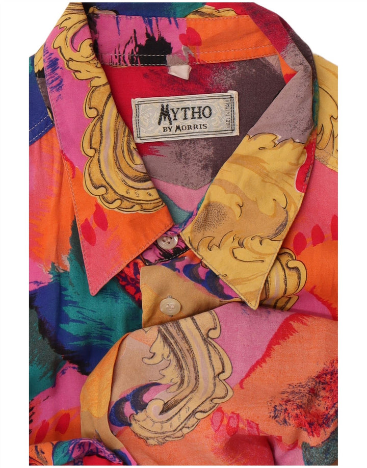 Morris Herreskjorte Stor flerfarvet Paisley
