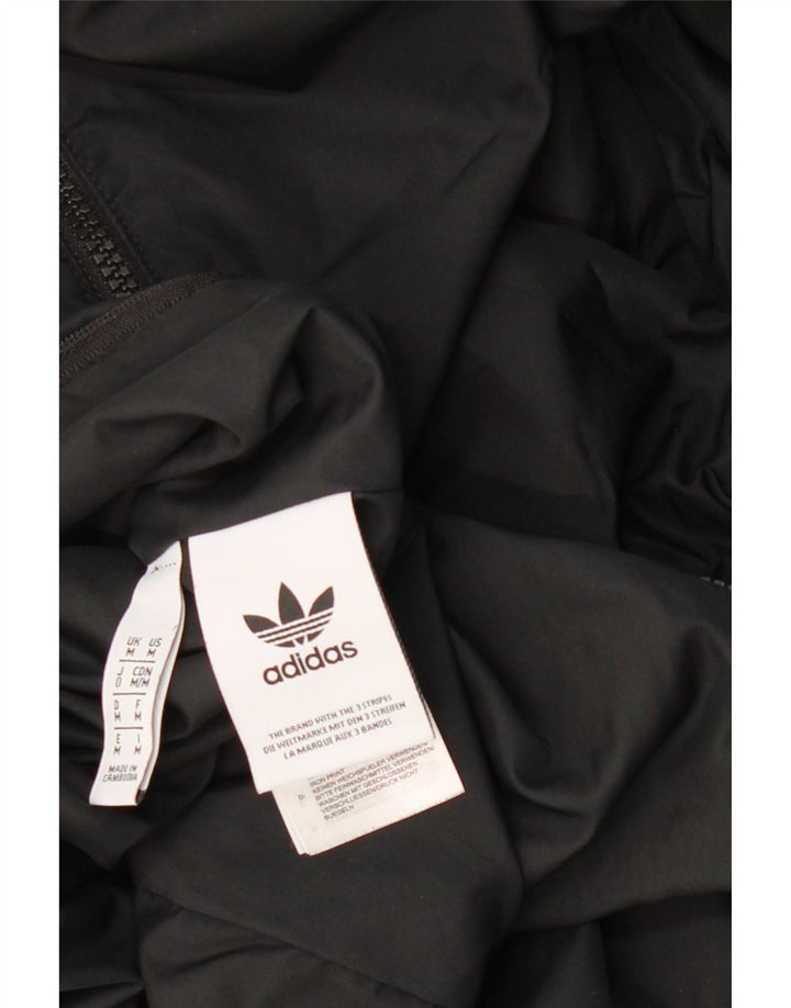 ADIDAS Herre grafisk vendbar jakke UK 38 Medium Black Colourblock