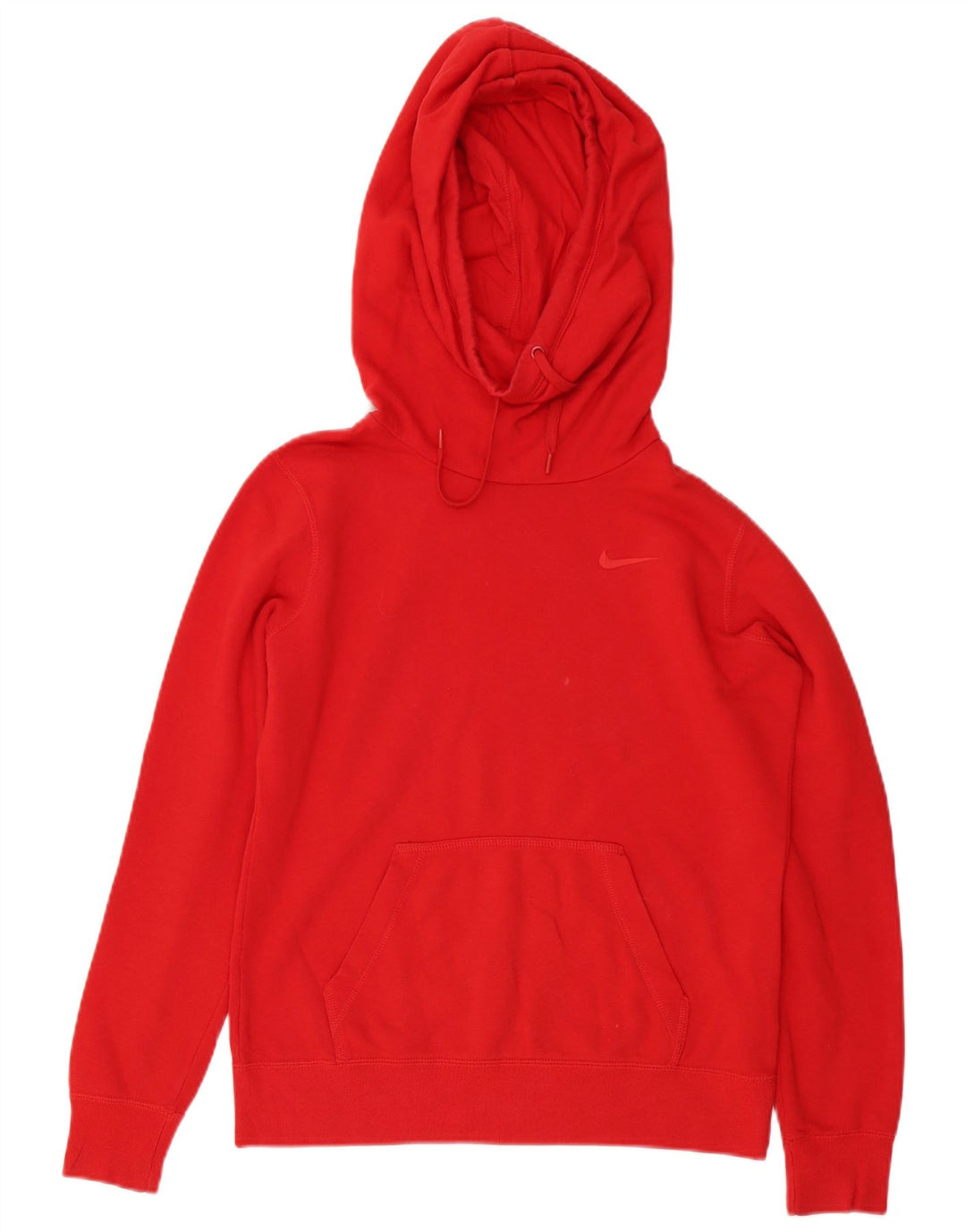NIKE oversized hættetrøje til kvinder UK 10 Lille rød bomuld