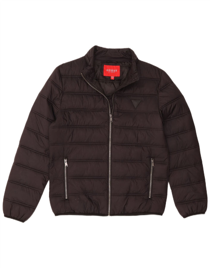 Guess Polstret jakke til kvinder UK 14 Medium Sort Polyamid