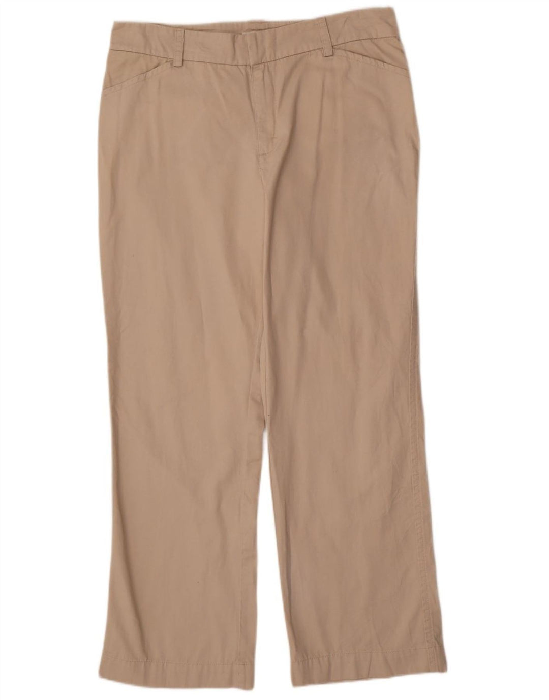 LEE lige fritidsbukser til kvinder US 16 2XL W36 L31 Beige bomuld