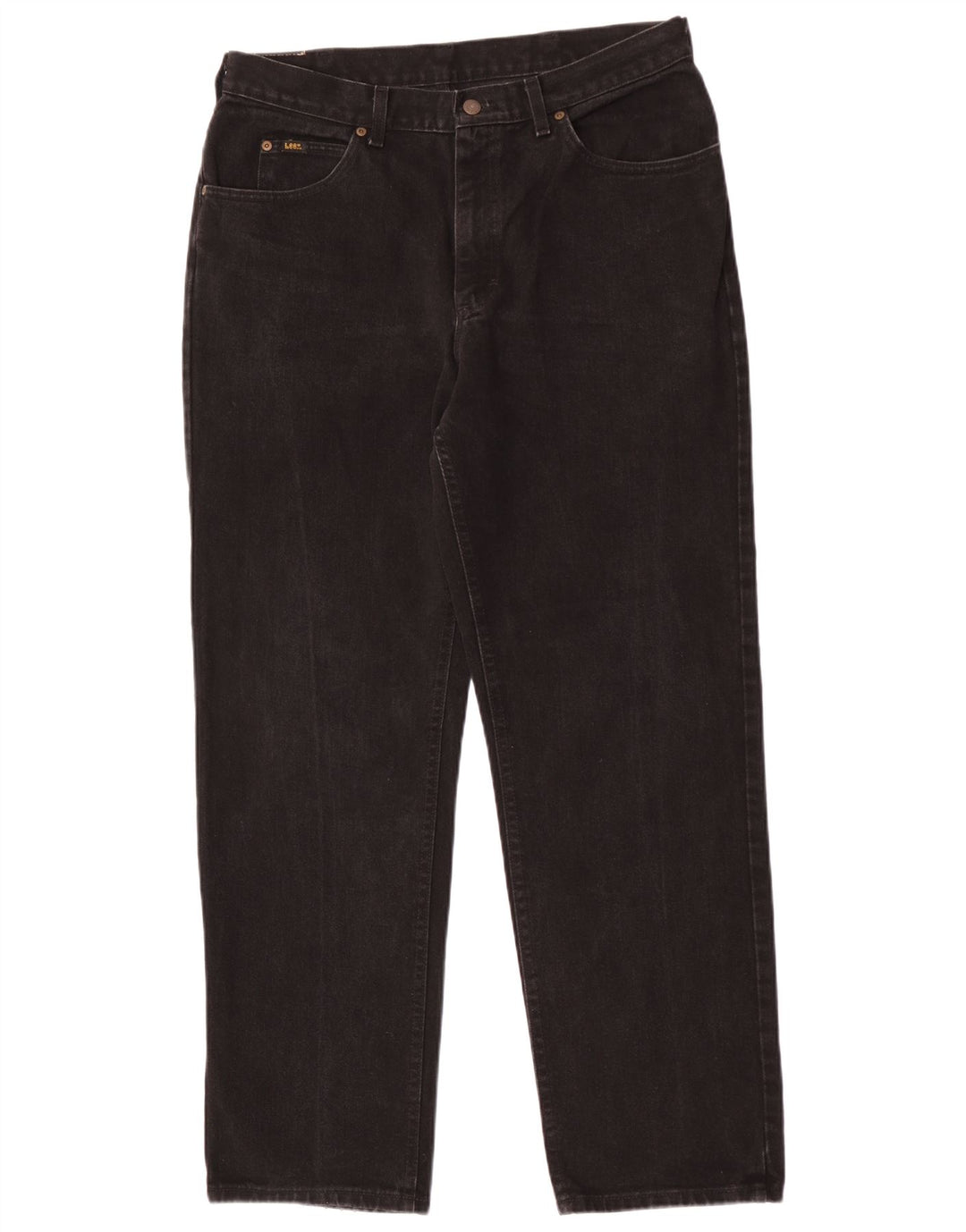 Lee Straight Jeans til mænd W34 L32 Sort