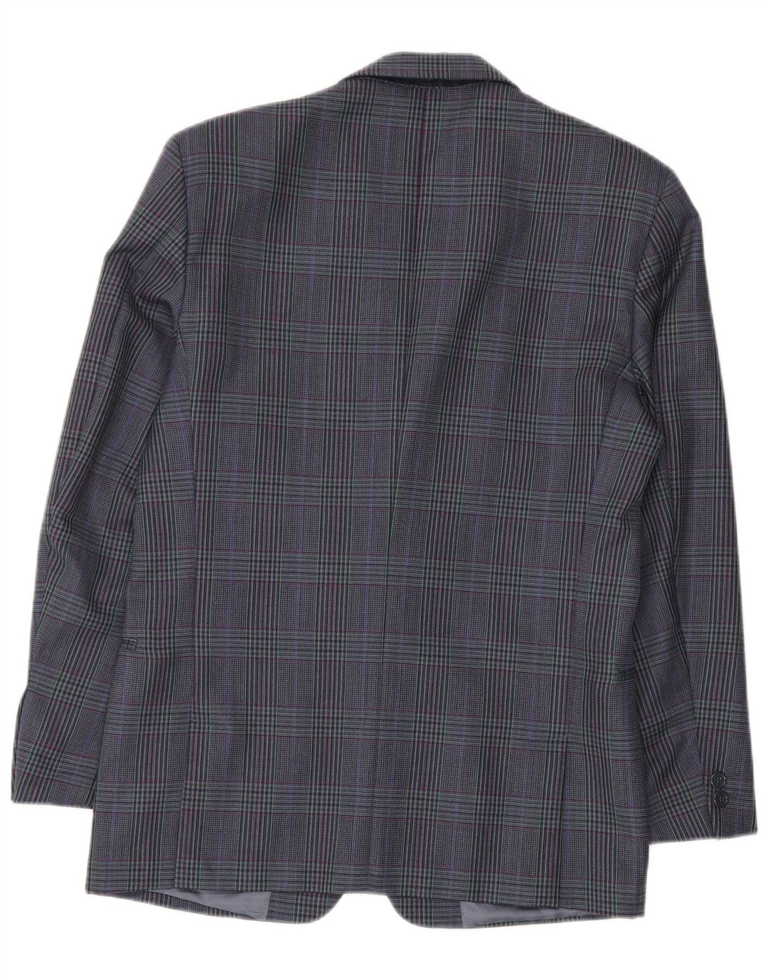 Tomary Herre 2-knaps blazerjakke IT 48 Medium Blue Houndstooth